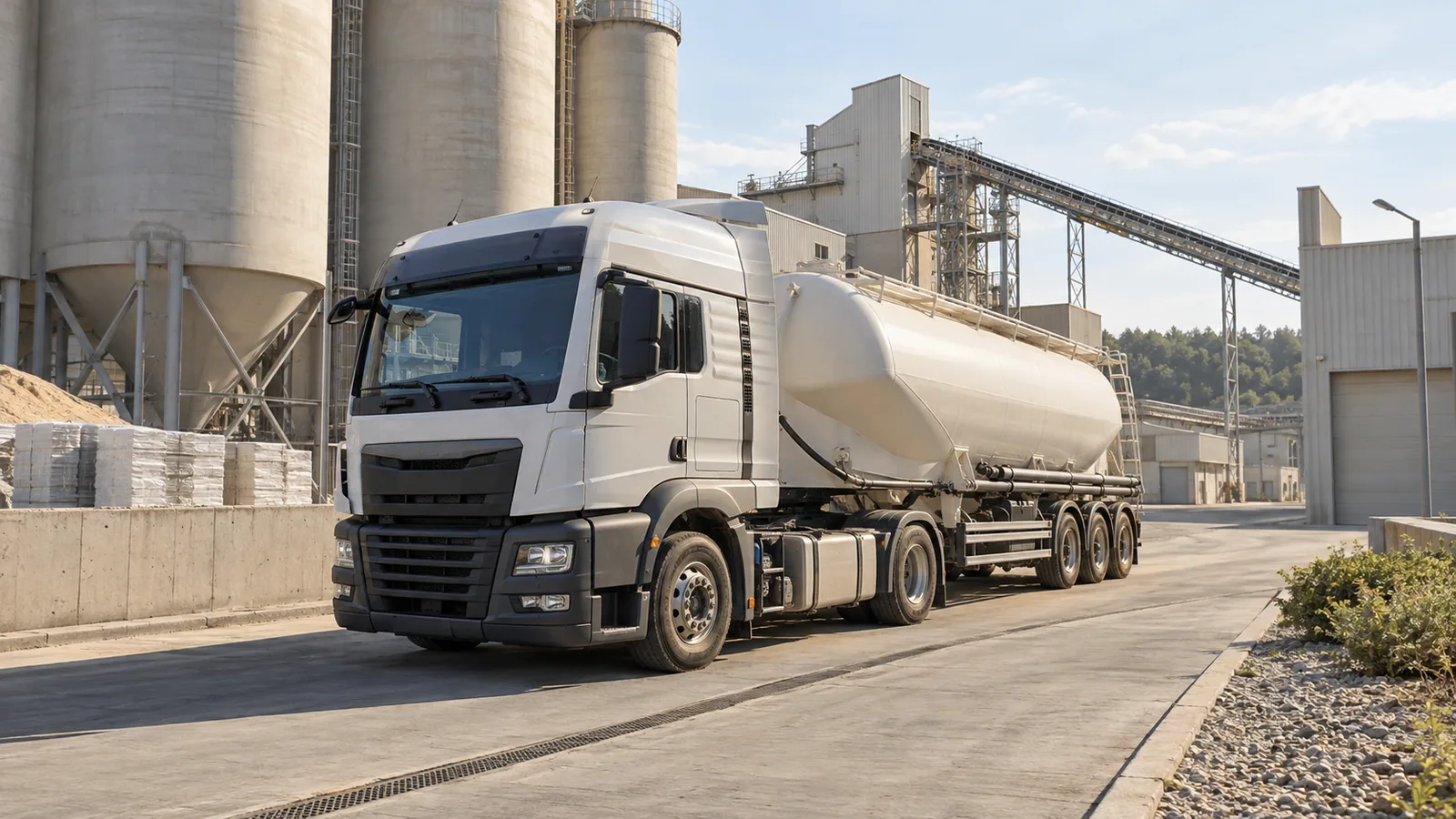 Transport cementu — ilustracja
